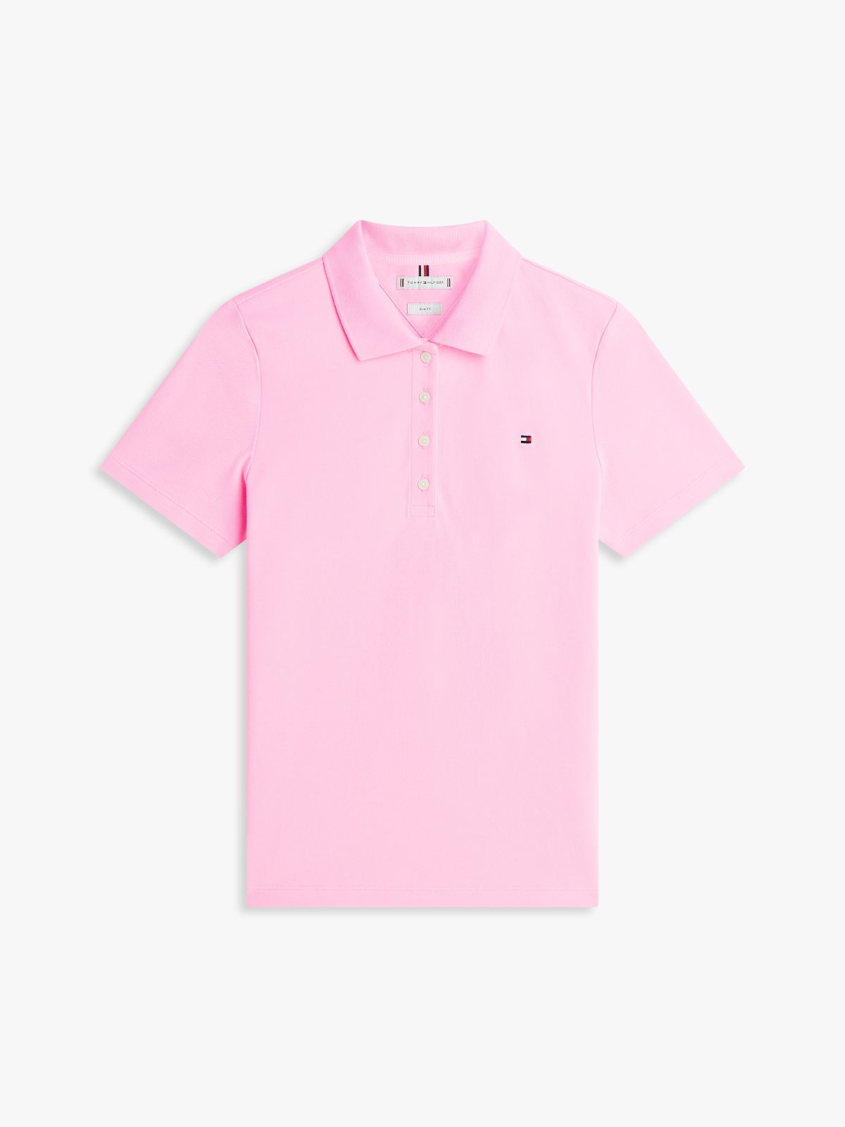 1985 Slim Fit Pique Polo Shirt — Pink