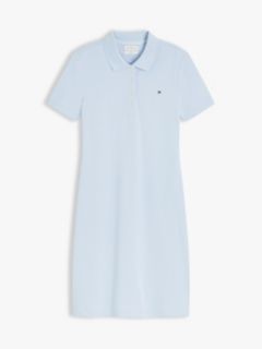 1985 Slim Pique Mini Polo Dress — Blue 5