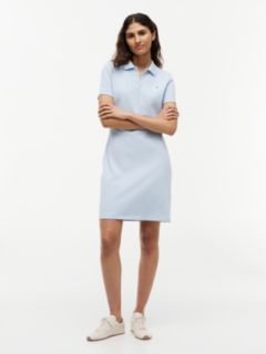 1985 Slim Pique Mini Polo Dress — Blue 1
