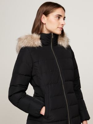 Tommy hilfiger coat fur hood replacement sale