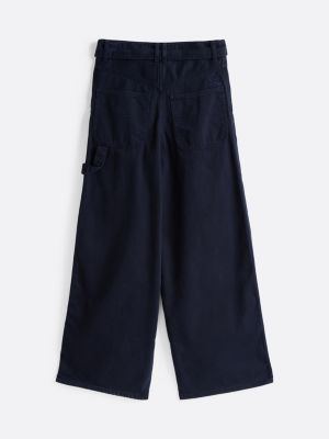 blue flared leg carpenter jeans for women tommy hilfiger
