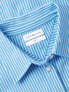 1985 Slim Fit Pique Shirt — Blue 6
