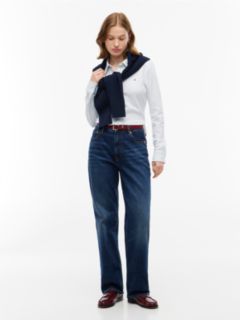 1985 Slim Fit Pique Shirt — White 2