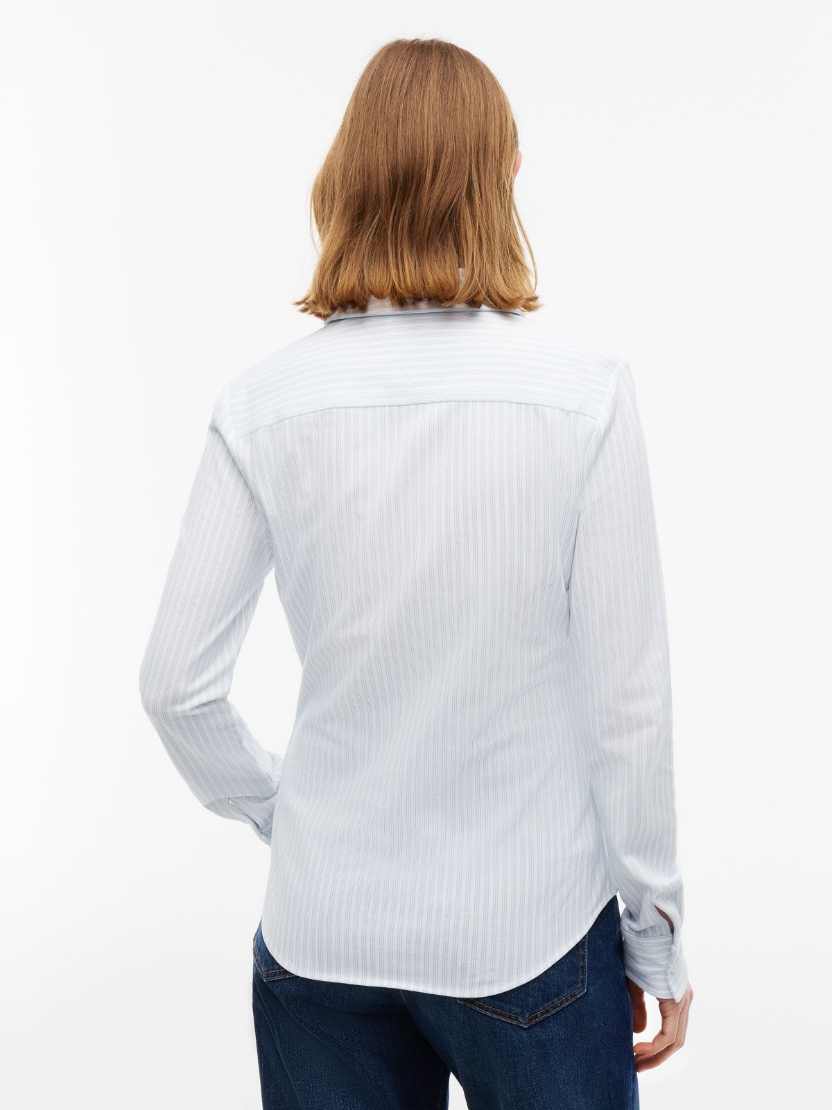 1985 Slim Fit Pique Shirt — White