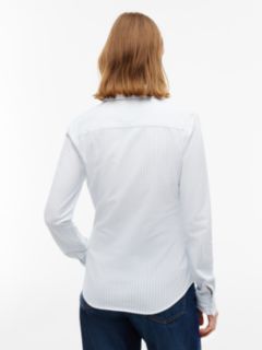 1985 Slim Fit Pique Shirt — White 4