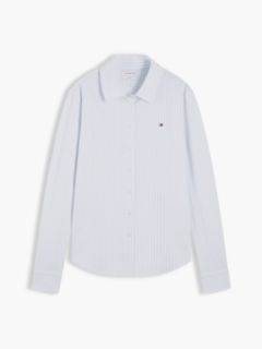 1985 Slim Fit Pique Shirt — White 5