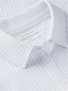 1985 Slim Fit Pique Shirt — White 6
