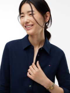1985 Slim Fit Pique Shirt — Blue 3