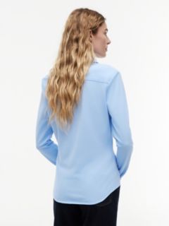 1985 Slim Fit Pique Shirt — Blue 4