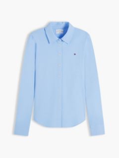 1985 Slim Fit Pique Shirt — Blue 5