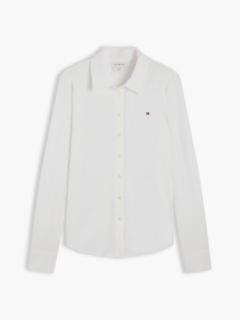 1985 Slim Fit Pique Shirt — White 6
