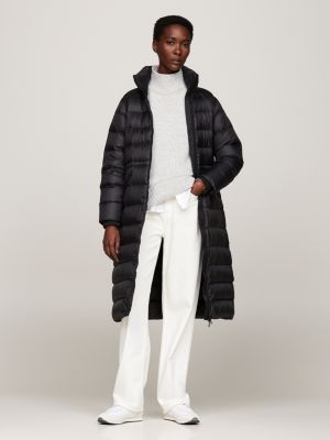 Black hilfiger coat online