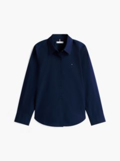 Flag Embroidery Regular Fit Shirt — Blue 6