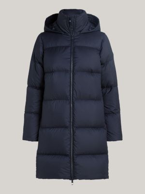 Water Repellent Down Coat Blue Tommy Hilfiger