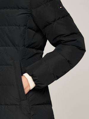  Tommy Hilfiger - Chaqueta de plumón acolchada, de longitud  media, empacable, para mujer, chamarra de plumón acolchada y plegable de  longitud media, S, Negro : Ropa, Zapatos y Joyería