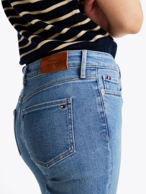 blue harlem high rise super skinny jeans for women tommy hilfiger