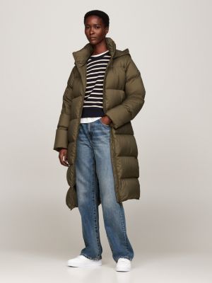 Water Repellent Down Coat Khaki Tommy Hilfiger