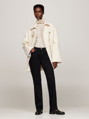 black black mid rise straight jeans for women tommy hilfiger