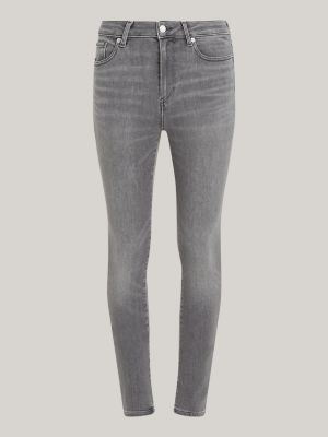 Curve High Rise Ultra Skinny Jeans Black Tommy Hilfiger