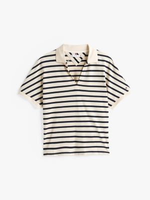 multi relaxed polo shirt for women tommy hilfiger