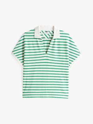 multi relaxed polo shirt for women tommy hilfiger