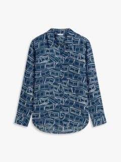 Relaxed Fit Pure Linen Shirt — Blue 5