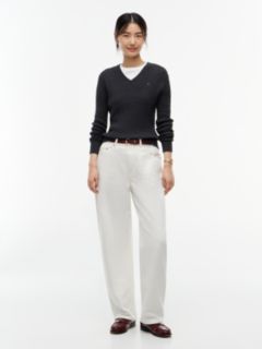 Fine Cable Knit Slim Jumper — Grey 2