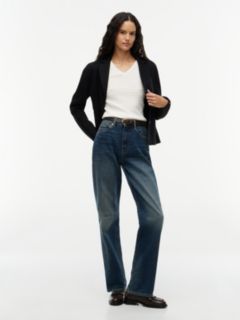 Fine Cable Knit Slim Jumper — Yellow 2