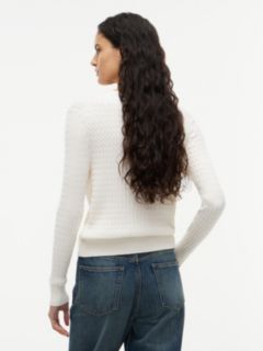 Fine Cable Knit Slim Jumper — Yellow 4
