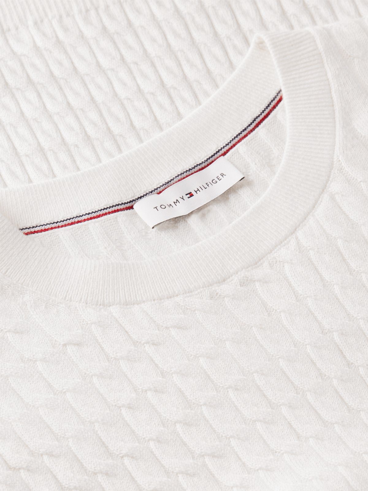 Fine Cable Knit Slim Jumper — Yellow