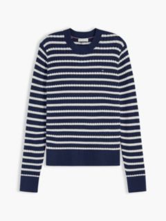 Fine Cable Knit Slim Jumper — Multi 5