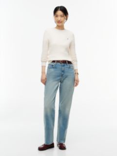 Fine Cable Knit Slim Jumper — Yellow 2
