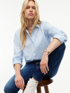 Como Mid Rise Skinny Faded Jeans — Blue 4
