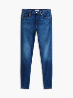 Como Mid Rise Skinny Faded Jeans — Blue 8