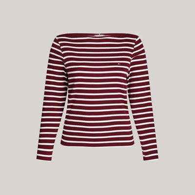 Product colour: breton stp deep rouge/ ecru