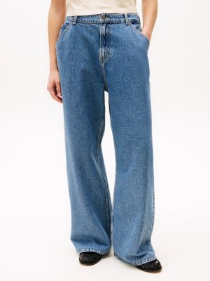 blue the sofia capsule straight jeans for women tommy hilfiger