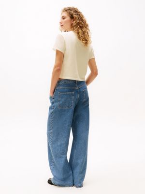 blue the sofia capsule straight jeans for women tommy hilfiger