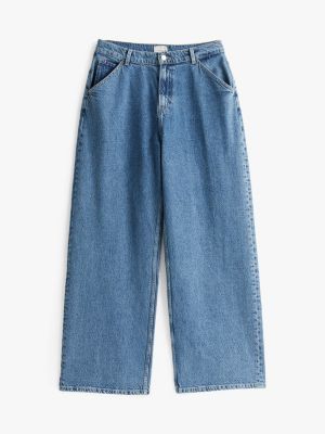 blue the sofia capsule straight jeans for women tommy hilfiger