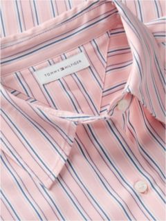 Classic Oversized Fit Logo Poplin Shirt — White 6