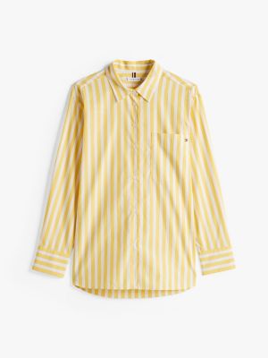 multi oversized fit stripe shirt for women tommy hilfiger