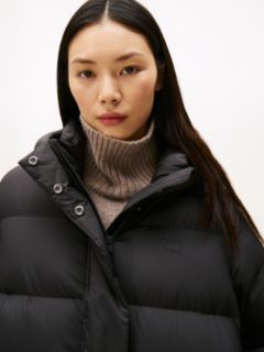Down Hooded Puffer Jacket — Black 4