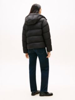 Down Hooded Puffer Jacket — Black 5