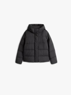 Down Hooded Puffer Jacket — Black 6
