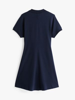 blue adaptive mini polo dress for women tommy hilfiger