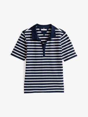 multi adaptive 1985 collection polo shirt for women tommy hilfiger