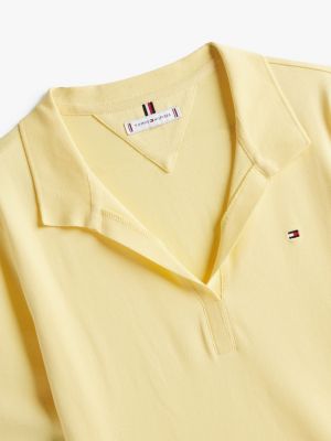 polo adaptive 1985 collection jaune pour femmes tommy hilfiger