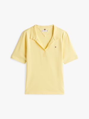 yellow adaptive 1985 collection polo voor dames - tommy hilfiger