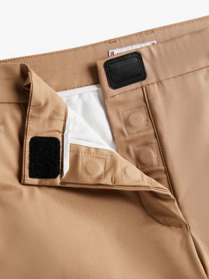 brown adaptive slim cropped chinos for women tommy hilfiger