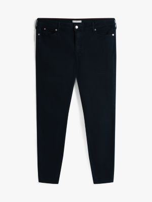 jean skinny harlem curve taille haute bleu pour femmes tommy hilfiger