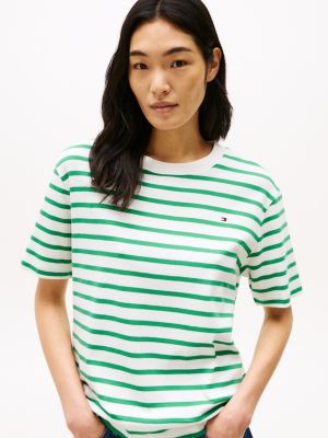 multi logo relaxed t-shirt for women tommy hilfiger